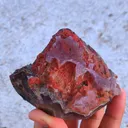 Pyramid Amethyst with Red Hematite Cluster Available for sale. - image 9