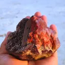 Pyramid Amethyst with Red Hematite Cluster Available for sale. - image 7