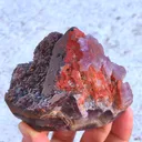 Pyramid Amethyst with Red Hematite Cluster Available for sale. - image 2
