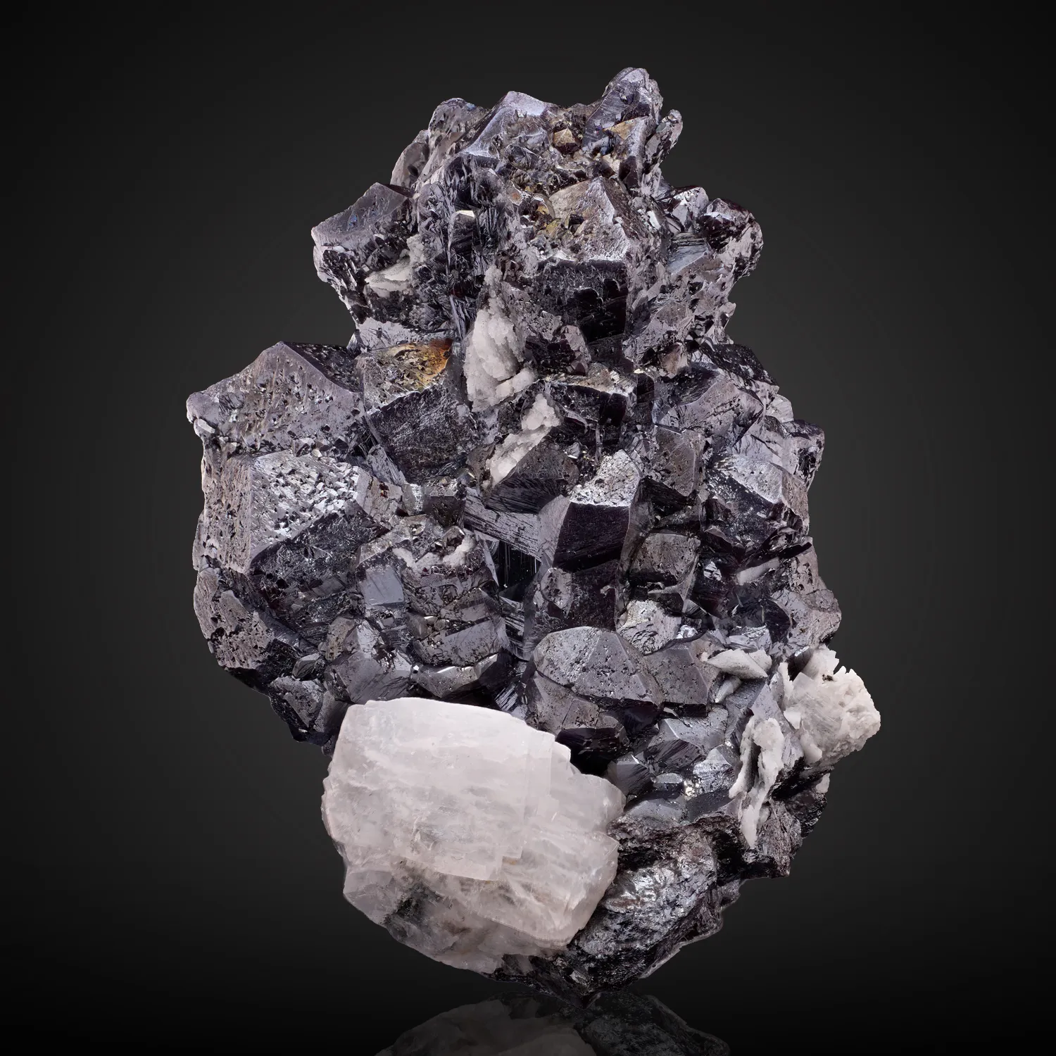 Pyrargyrite, Calcite - image 1