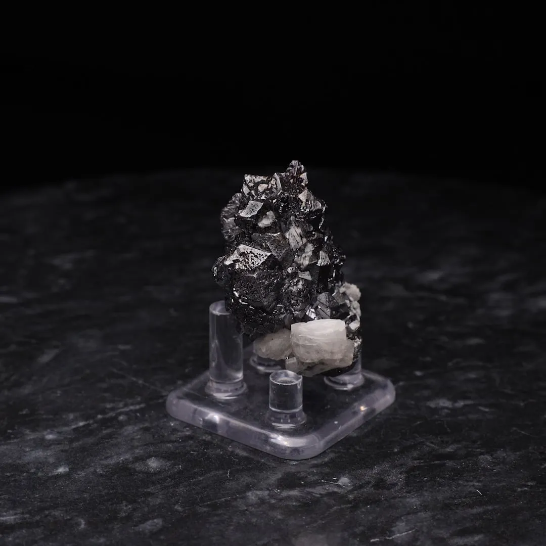 Pyrargyrite, Calcite - image 2