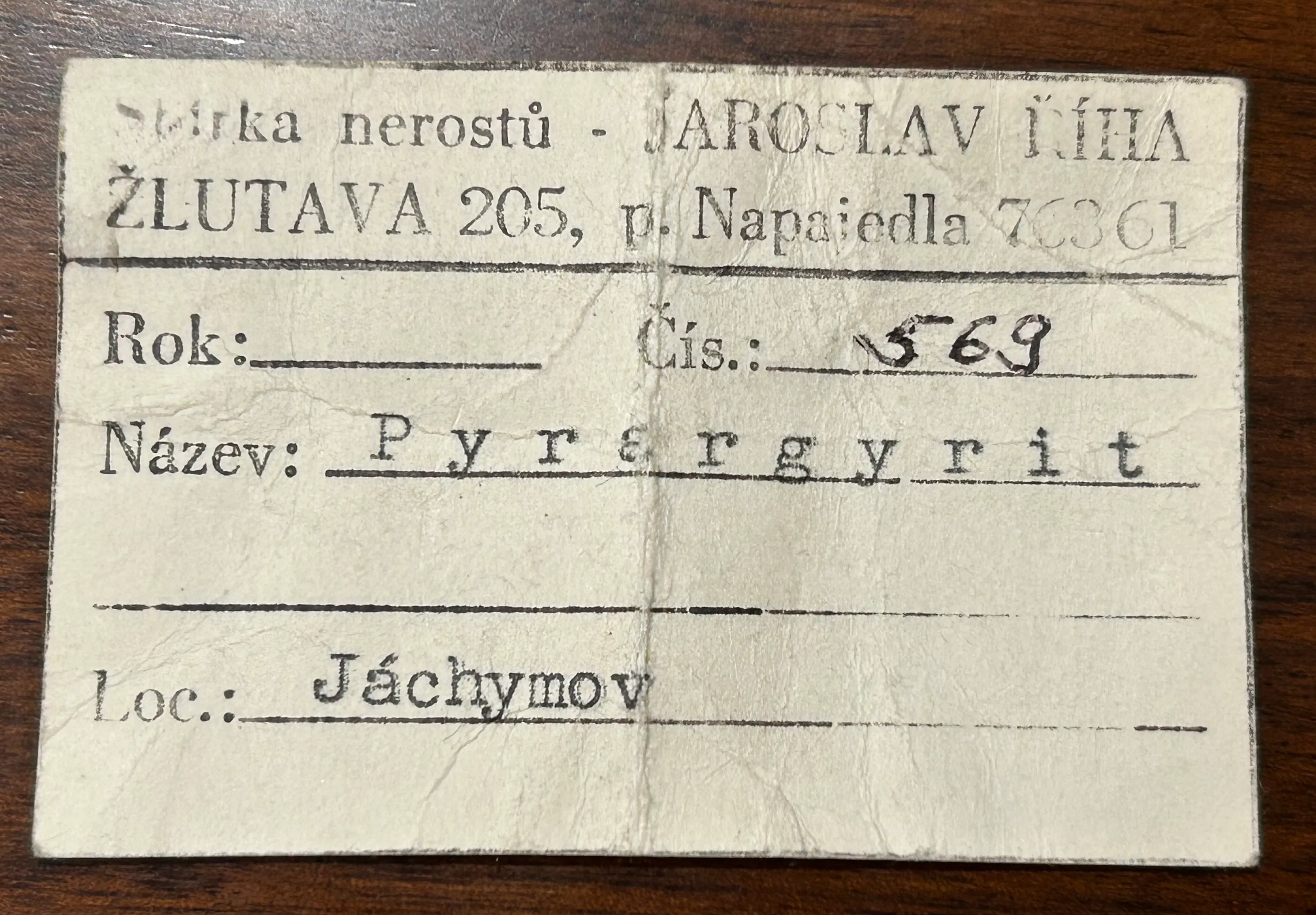 Pyrargyrite from Czech Republic, Karlovy Vary Region, Jáchymov ore district - image 2