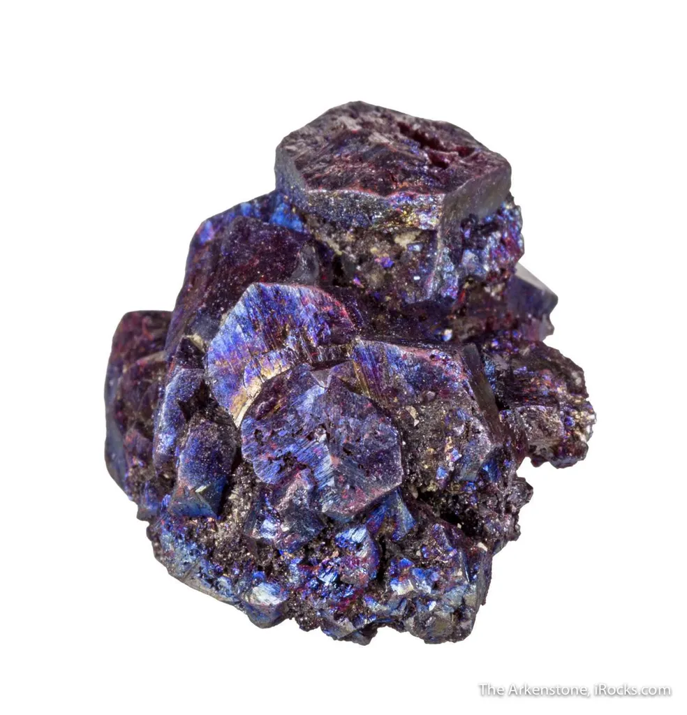 Pyrargyrite (iridescent) with Chalcocite - image 3