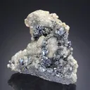 Pyrargyrite on Calcite - image 1