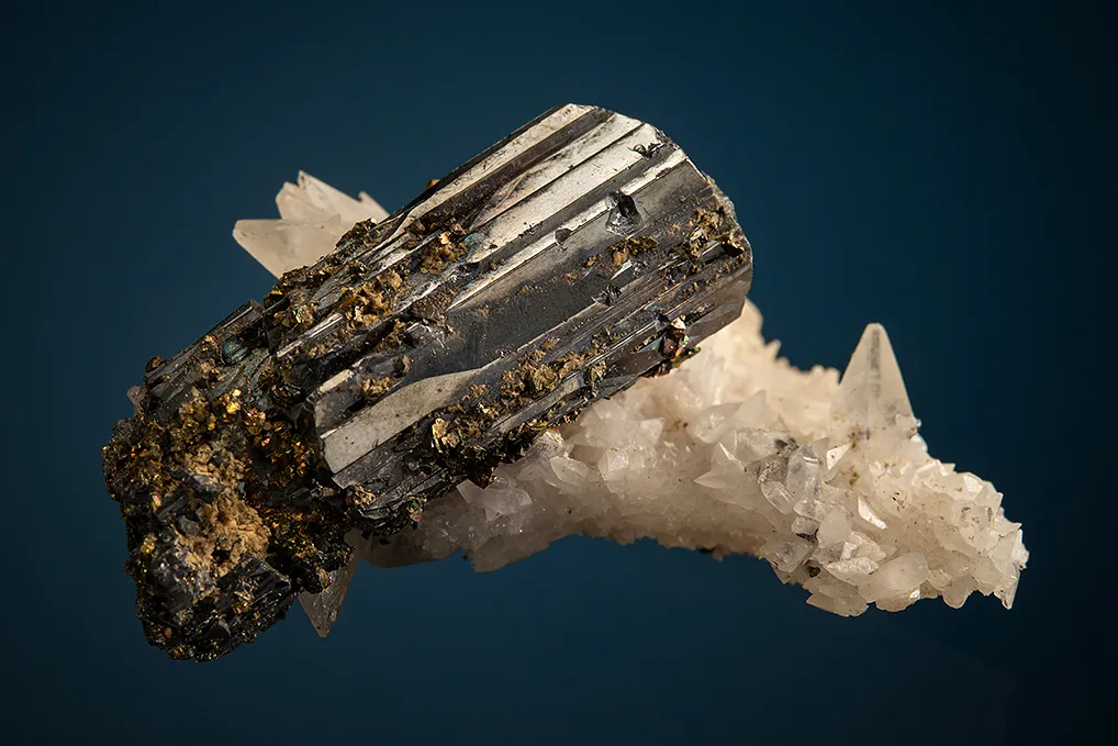 Pyrargyrite on Calcite image