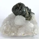 Pyrargyrite on Calcite - image 1