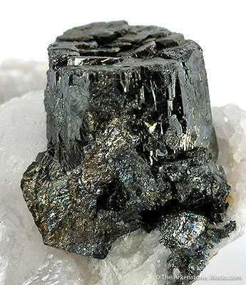Pyrargyrite on Calcite - image 2