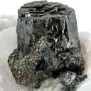 Pyrargyrite on Calcite - image 2