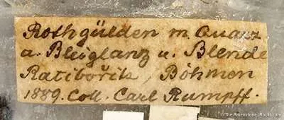 Pyrargyrite on Galena and Quartz - image 3