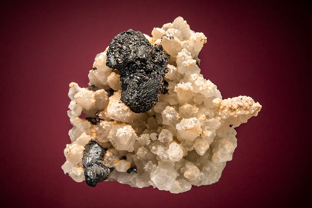 Pyrargyrite on Quartz image