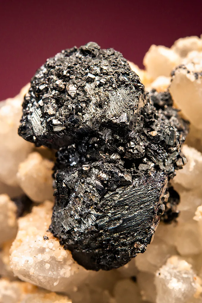 Pyrargyrite on Quartz - image 2