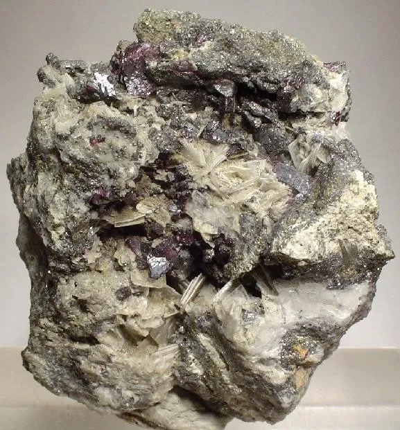 Pyrargyrite, Stephanite, Baryte image