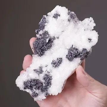 Pyrargyrite with Calcite