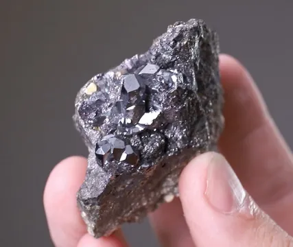 Pyrargyrite with Diaphorite and Miargyrite