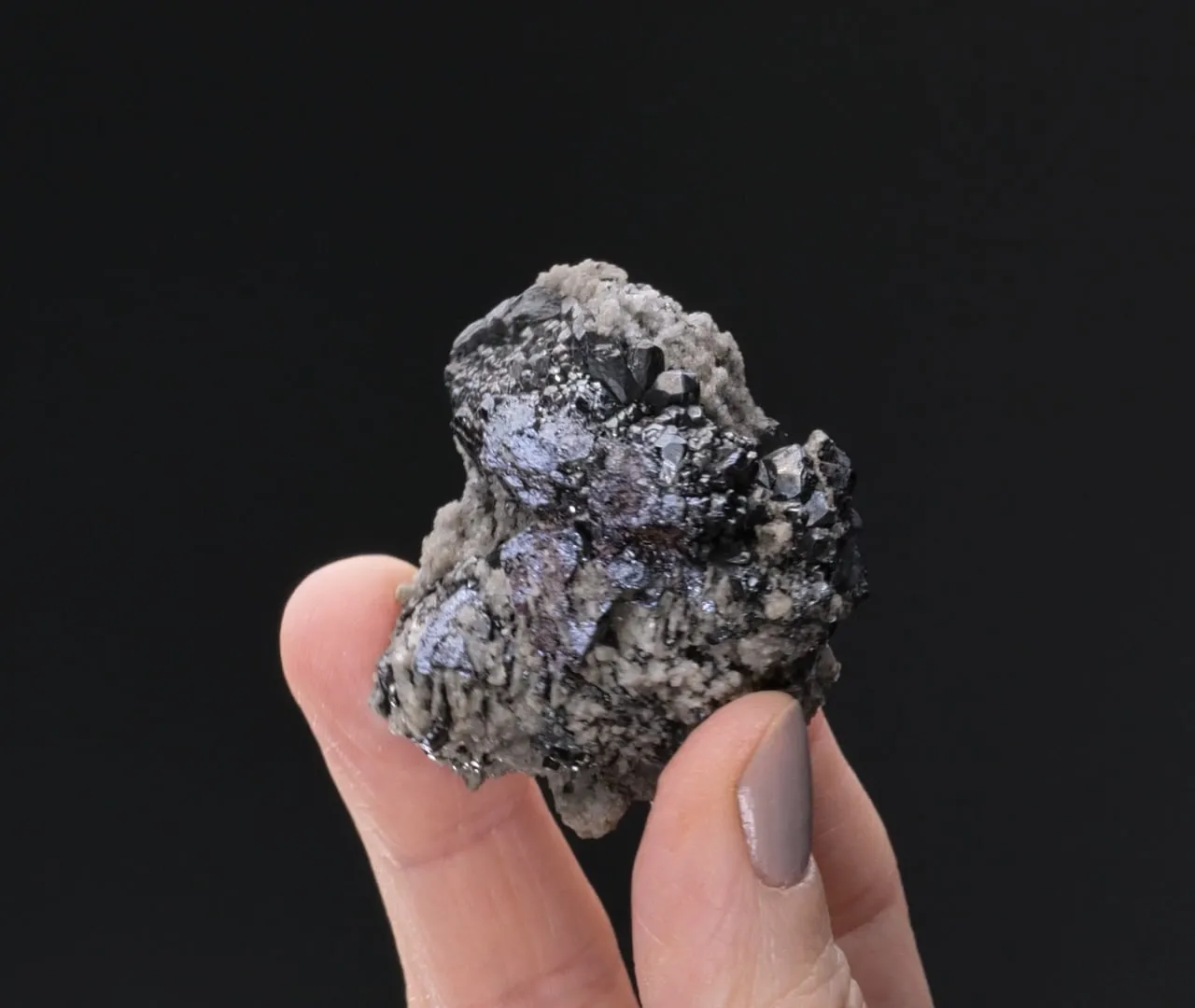 Pyrargyrite with Galena and Calcite - image 2