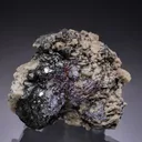 Pyrargyrite with Galena and Calcite - image 1