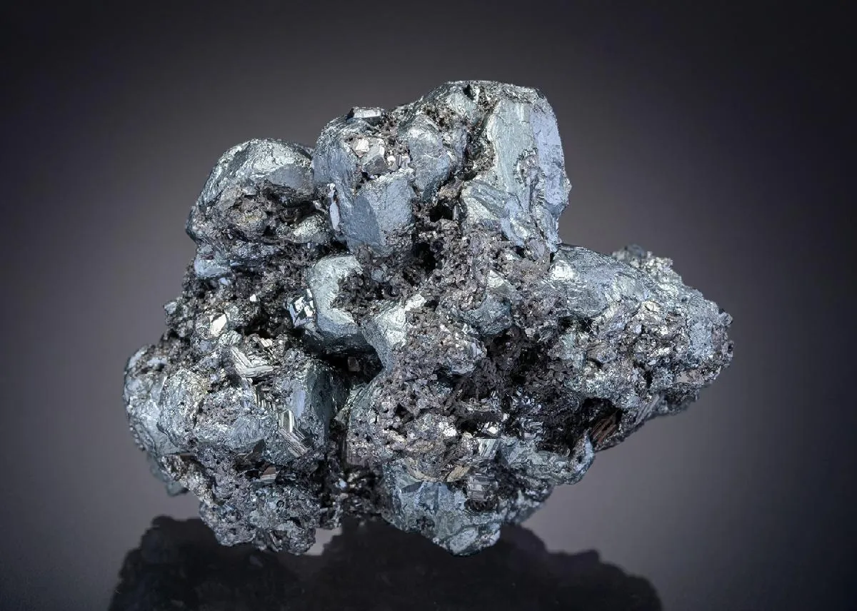 Pyrargyrite with Polybasite and Dyscrasite - image 1