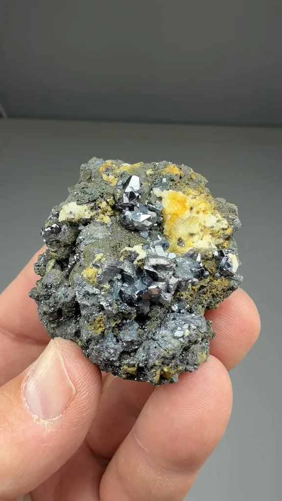 Pyrargyrite with Sternbergite, Arsenopyrite - image 2