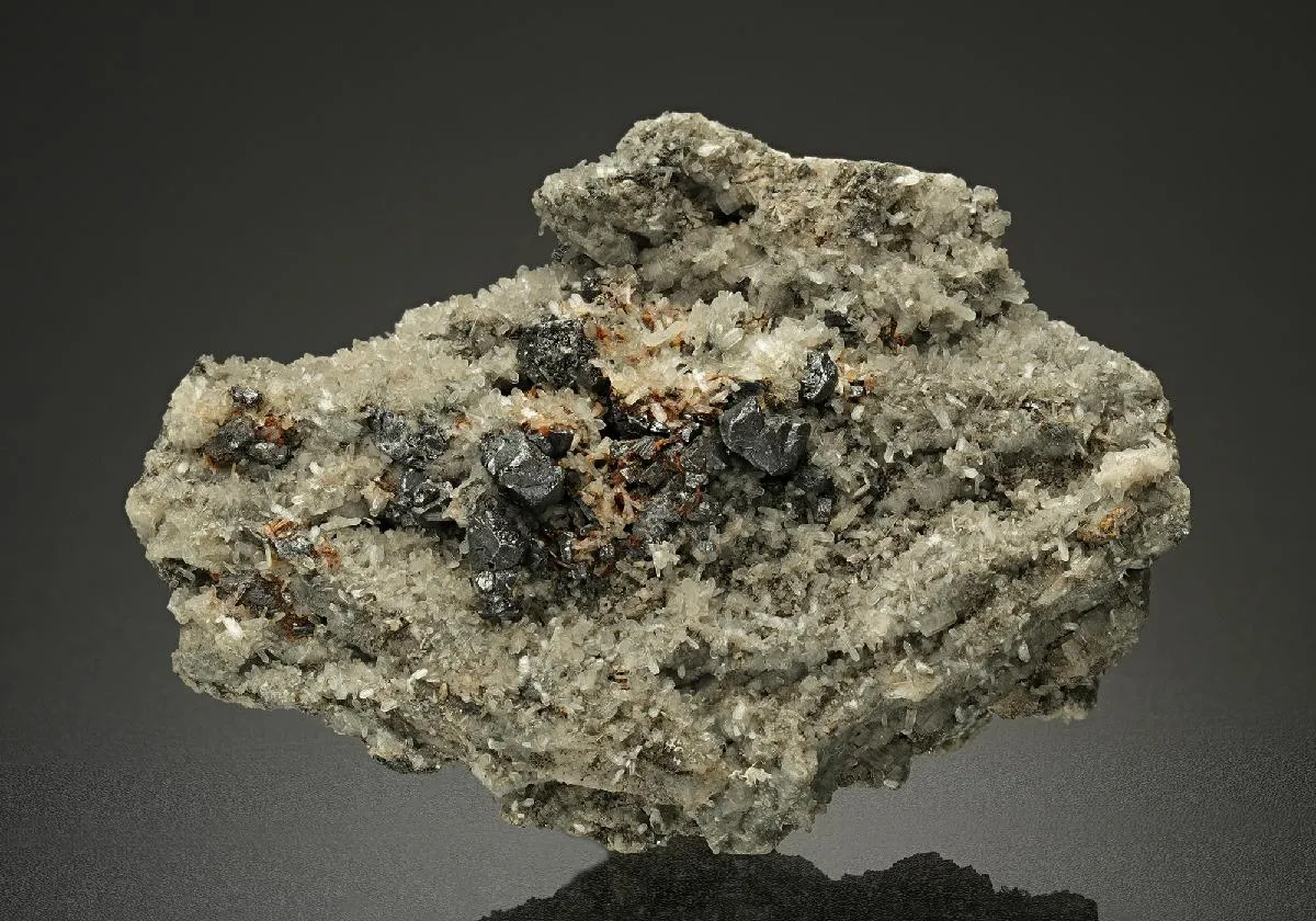 Pyrargyrite with Stilbite - image 1
