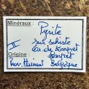 Pyrite 624 grams - Lompret quarry, Lompret, Chimay, Hainaut, Wallonia Belgium - image 7