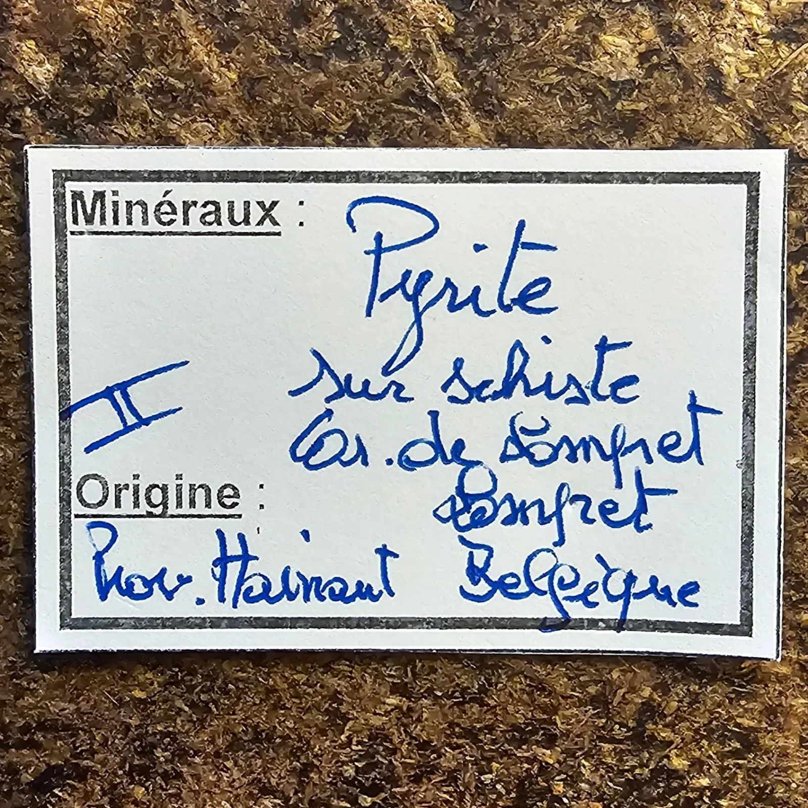 Pyrite 624 grams - Lompret quarry, Lompret, Chimay, Hainaut, Wallonia Belgium - image 7