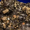 Pyrite after Pyrrhotite on Sphalerite - image 2