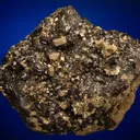 Pyrite after Pyrrhotite on Sphalerite - image 1