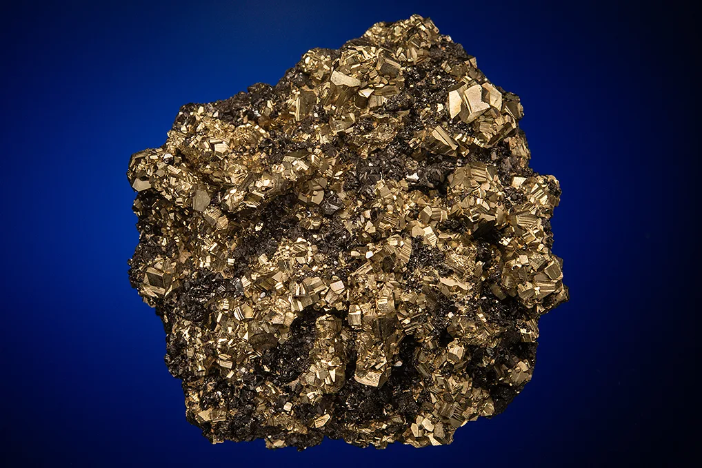 Pyrite after Pyrrhotite on Sphalerite image