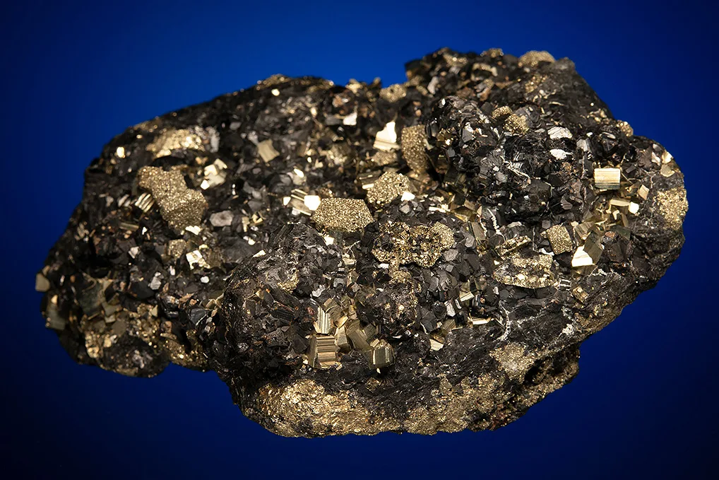 Pyrite after Pyrrhotite on Sphalerite - image 4