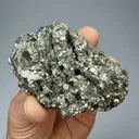 Pyrite after Pyrrhotite with Calcite - image 2