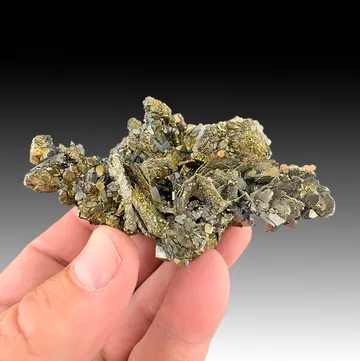 Pyrite after Pyrrhotite with Calcite