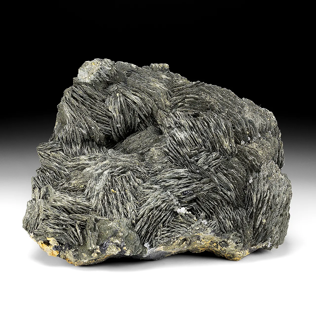 Pyrite after Pyrrhotite with Calcite, Rhodochrosite - image 1