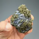 Pyrite after Pyrrhotite with Galena - image 1