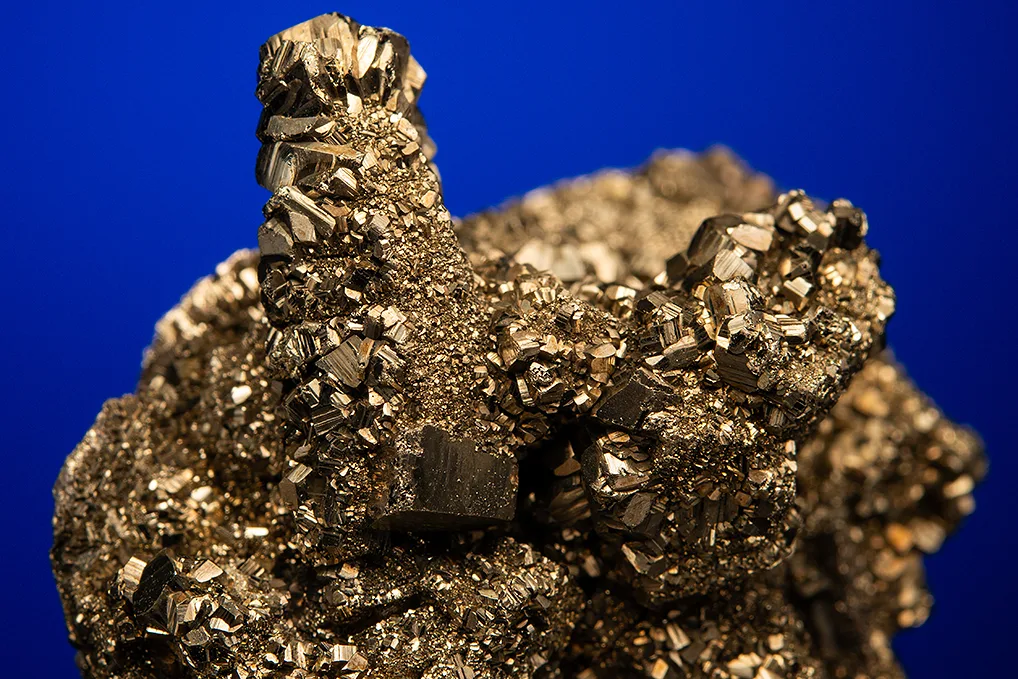 Pyrite after Pyrrhotite with Pyrite on Sphalerite - image 2