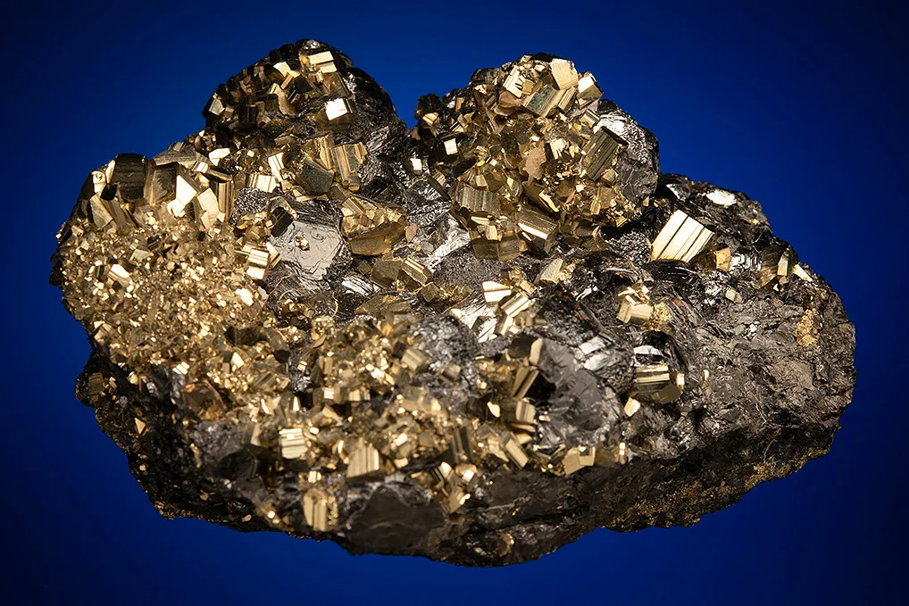 Pyrite after Pyrrhotite with Pyrite on Sphalerite - image 5