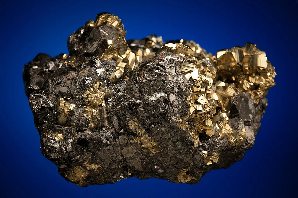 Pyrite after Pyrrhotite with Pyrite on Sphalerite - image 4