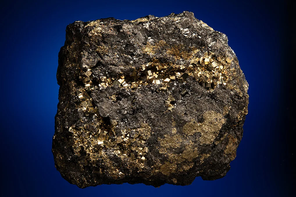 Pyrite after Pyrrhotite with Pyrite on Sphalerite - image 3