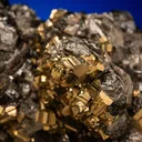 Pyrite after Pyrrhotite with Pyrite on Sphalerite - image 2