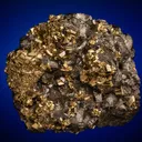 Pyrite after Pyrrhotite with Pyrite on Sphalerite - image 1