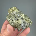 Pyrite after Pyrrhotite with Quartz, Calcite, Arsenopyrite - image 2