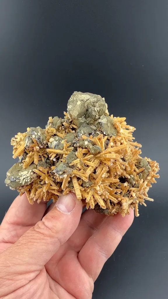 Pyrite after Pyrrhotite with Quartz image