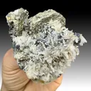 Pyrite after Pyrrhotite with Quartz, Sphalerite - image 1