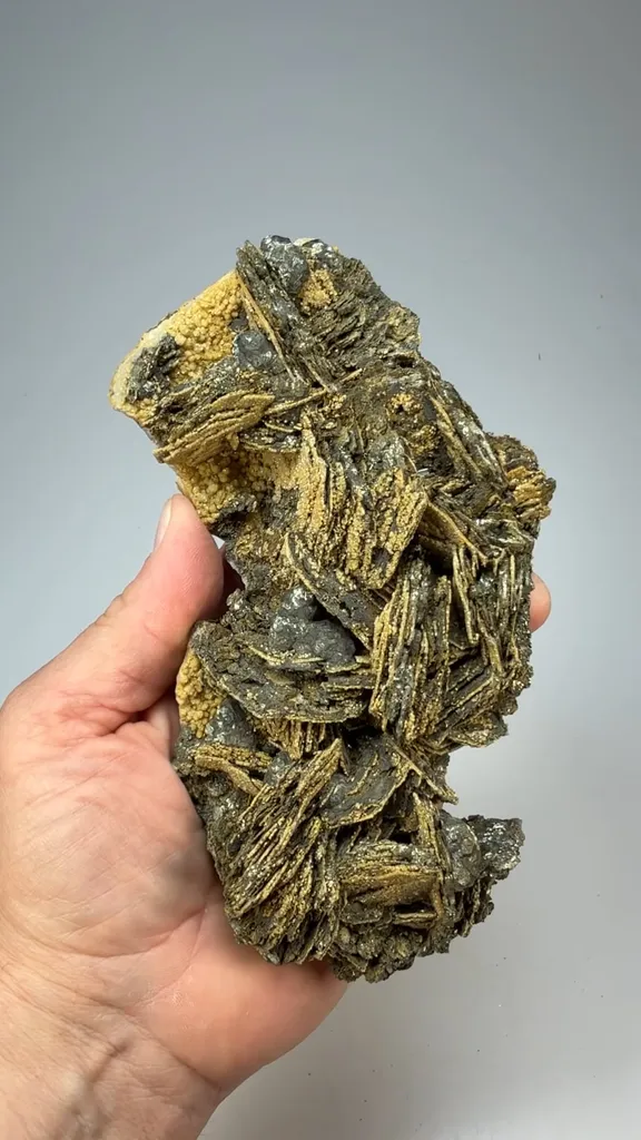 Pyrite after Pyrrhotite with Siderite - image 2