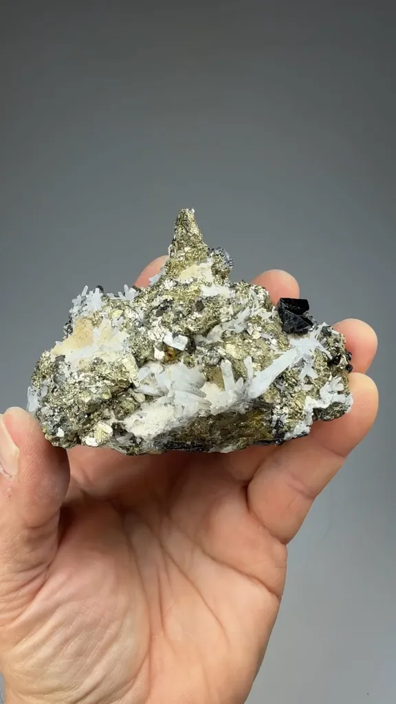 Pyrite after Pyrrhotite with Sphalerite - image 2