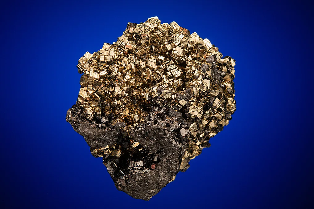 Pyrite after Pyrrhotite with Sphalerite image