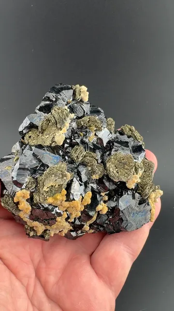 Pyrite after Pyrrhotite with Sphalerite
