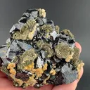 Pyrite after Pyrrhotite with Sphalerite - image 1