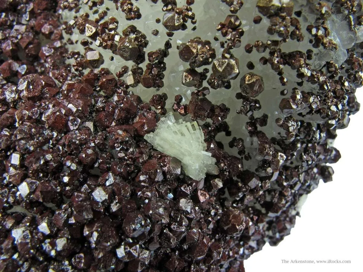 Pyrite and Baryte on Calcite - image 6