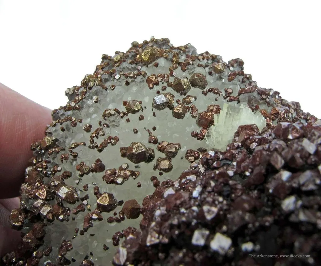 Pyrite and Baryte on Calcite - image 4