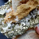 Pyrite and calcite 2060 grams - China - image 8